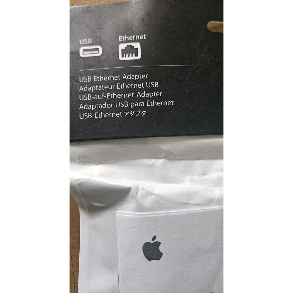 Apple USB Ethernet Adapter MC704ZM/4 RJ45 Genuine OEM New Sealed